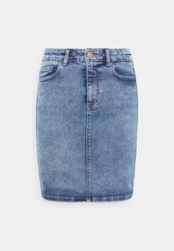 Pieces Pclili Skirt - Minirok - Light Blue Denim