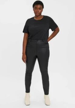 Vero Moda Curve Waist Vmsandra Beschichtete - Jeans Skinny Fit - Black -ESPRIT Winkel 024c5b2a3a6e441f8d6d0e59d7c569e9