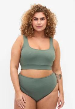 Zizzi WithStructure - Bikinibroekje - Laurel Wreath