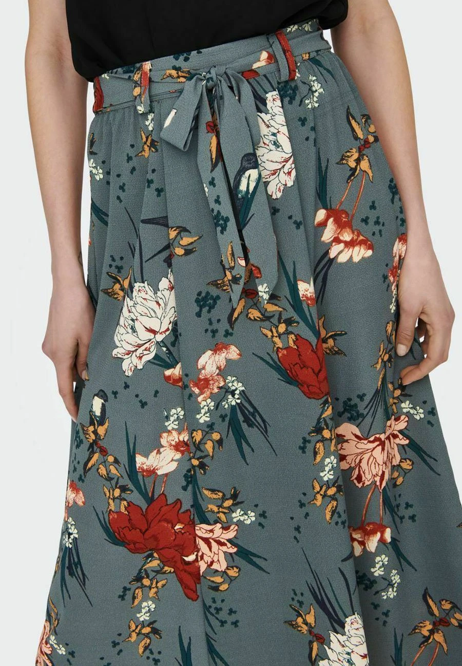 ONLY Lang - A-Lijn Rok - Balsam Green 4 ONLY Lang - A-Lijn Rok - Balsam Green - Afbeelding 4