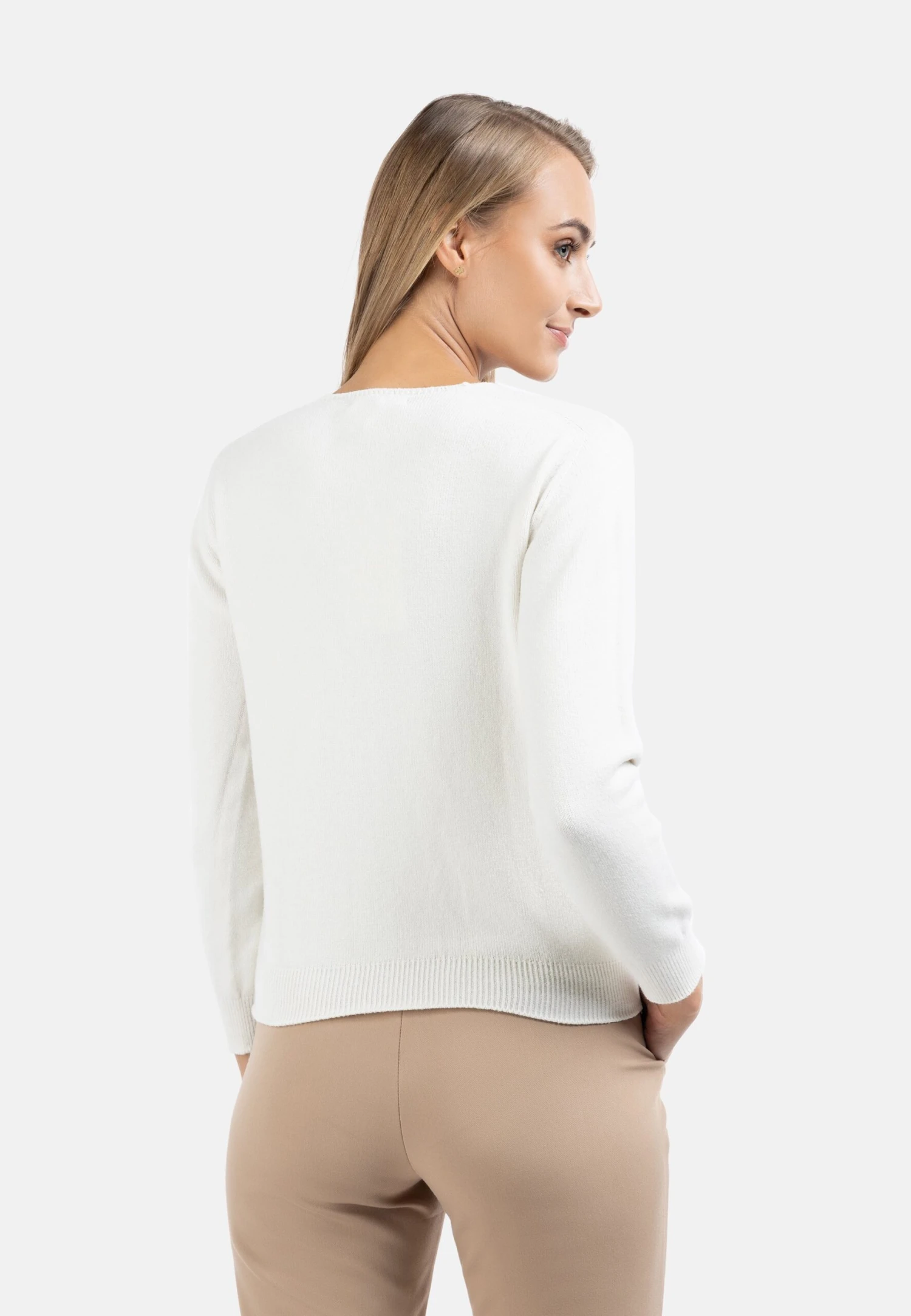 RISA Pryam - Trui - Wollweiss 3 RISA Pryam - Trui - Wollweiss - Afbeelding 3