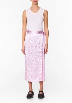 Spraymini Print - Wikkelrok - Spray Flowers Mini Light Pink