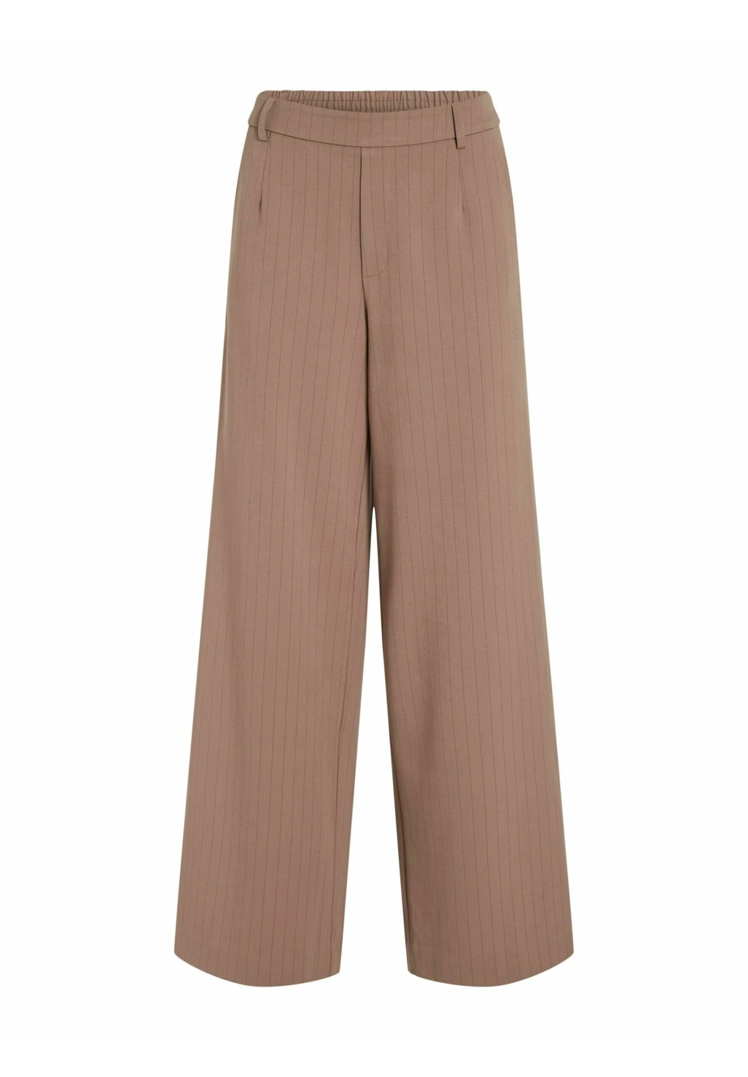 Vila High Waist Nadelstreifen - Broek - Brown Lentil 5 Vila High Waist Nadelstreifen - Broek - Brown Lentil - Afbeelding 5
