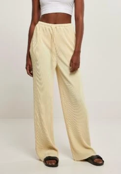 URBAN CLASSICS Plisse- Broek - Softyellow