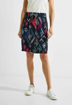 Cecil Mit Print - Kokerrok - Blau