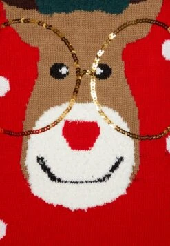 Vero Moda Vmtinsel O-Neck Xmas - Trui - Chinese Red/Snow White/Sepia Tint/Chocolate Plum/Gold -ESPRIT Winkel 13a835baeccb45b48f7320e36a947e5b