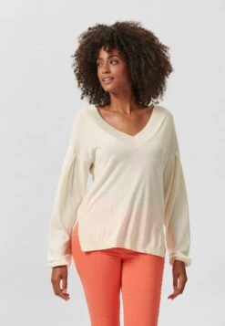 Mit V-Ausschnitt - Trui - Champagner