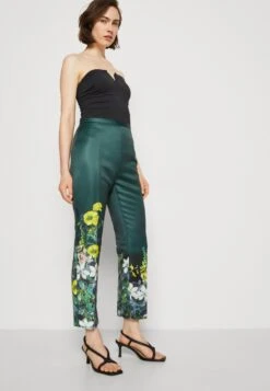 Ted Baker Aikaat Printed Narrow Peg Trouser - Broek - Dark Green -ESPRIT Winkel 18f5e770ee544a14b8446ef4cb4442f0