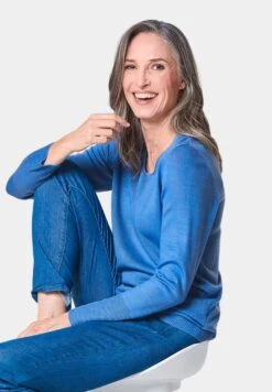 GOLDNER Trui - Azure Blue -ESPRIT Winkel 1cee7ed076cc470f870f433ba2462828