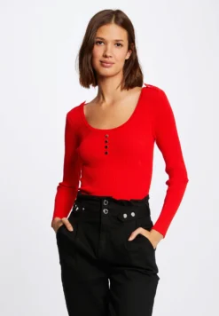 MORGAN Long Sleeve - Trui - Red