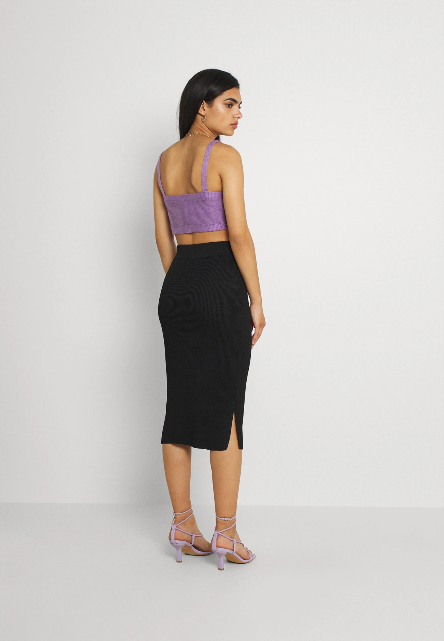 ONLY Onlpeach Pencil Midi Skirt - Kokerrok - Black 3 ONLY Onlpeach Pencil Midi Skirt - Kokerrok - Black - Afbeelding 3