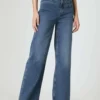 Emilia - Flared Jeans - Blue Denim