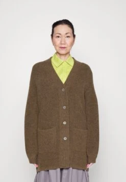 Gestuz Alpha Midi Cardigan - Vest - Walnut Melange