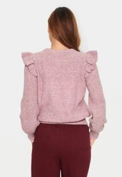 Saint Tropez Vela - Trui - Mulberry Melange -ESPRIT Winkel 28bb7988673a4838bffdc1bb733bbd70