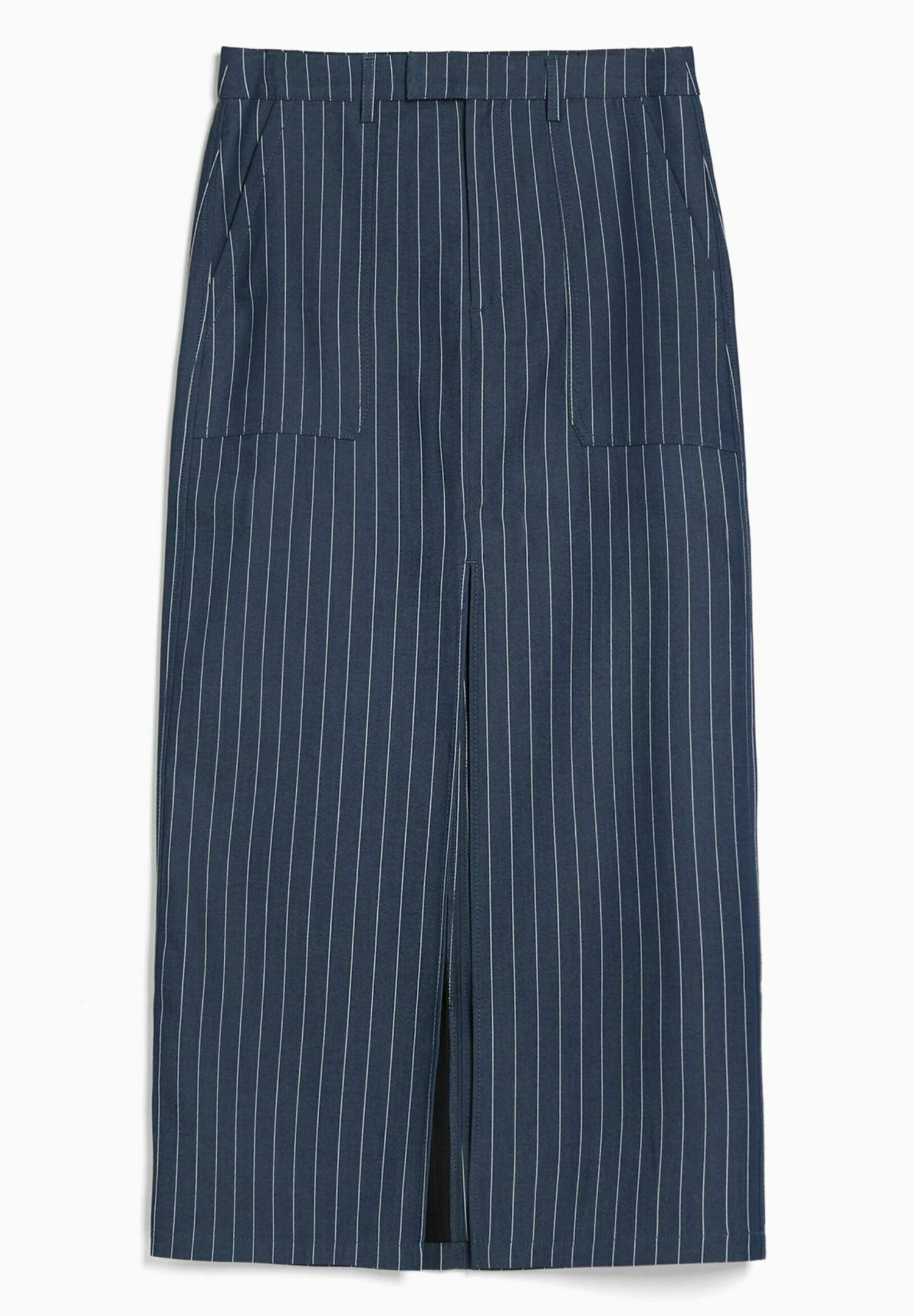 BERSHKA Tailored-Fit- Jeansrok - Dark Blue 5 BERSHKA Tailored-Fit- Jeansrok - Dark Blue - Afbeelding 5