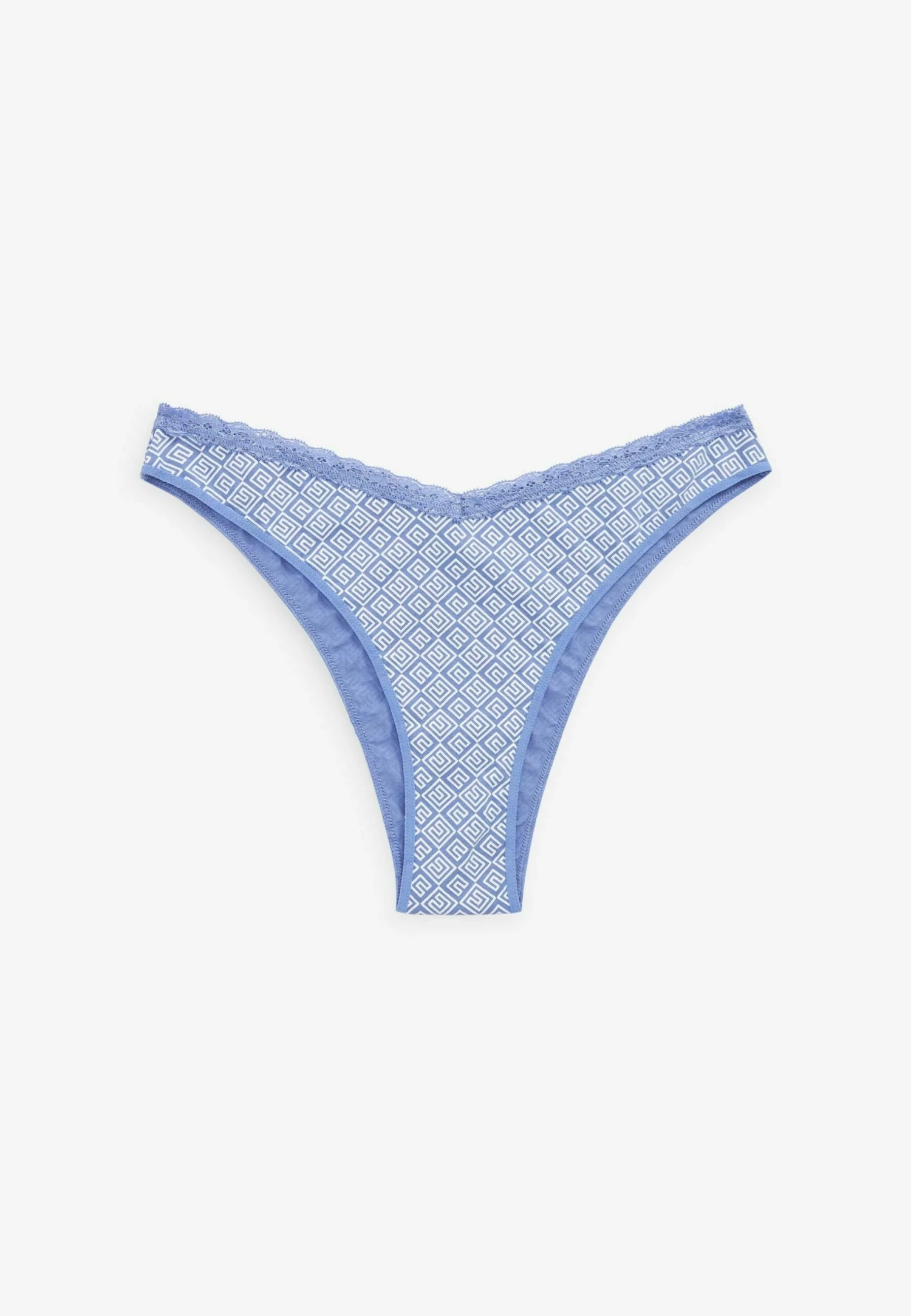 Next Dot Print High LegKnickers 4 Pack - Slip - Geo Logo Print 2 Next Dot Print High LegKnickers 4 Pack - Slip - Geo Logo Print - Afbeelding 2