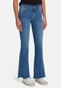 7 For All Mankind Tailorless - Bootcut Jeans - Light Blue