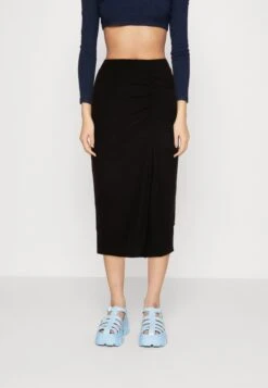 Vero Moda Vmjona Calf Skirt - Kokerrok - Black/Solid