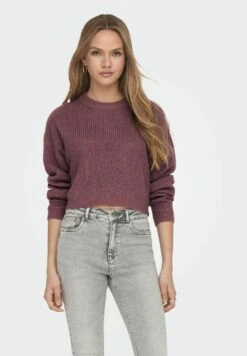 ONLY Malavi L/S Cropped - Trui - Rose Brown