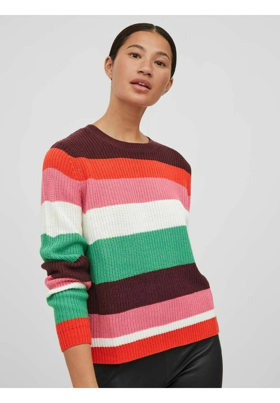 Vila Vilou Stripe - Trui - Winetasting 5 Vila Vilou Stripe - Trui - Winetasting - Afbeelding 5