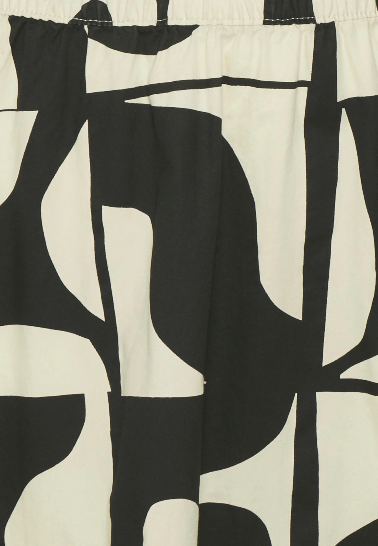 Monki A-Lijn Rok - Black/White 5 Monki A-Lijn Rok - Black/White - Afbeelding 5