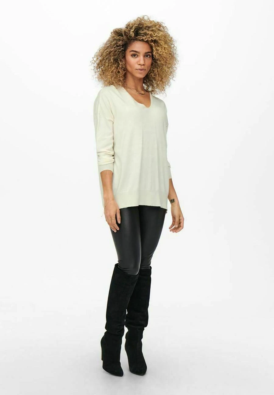 ONLY Loose Fit - Trui - Whitecap Gray 2 ONLY Loose Fit - Trui - Whitecap Gray - Afbeelding 2