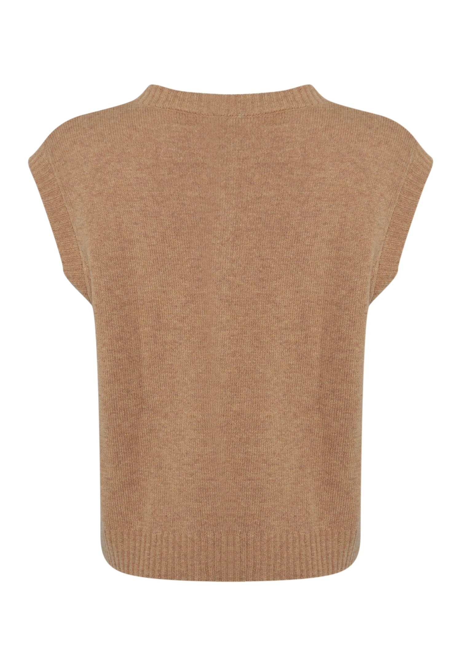 Ella - Vest - Camel 2 Ella - Vest - Camel - Afbeelding 2