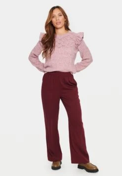 Saint Tropez Vela - Trui - Mulberry Melange -ESPRIT Winkel 425d12bd9a4647f19e47cb0467c6b960