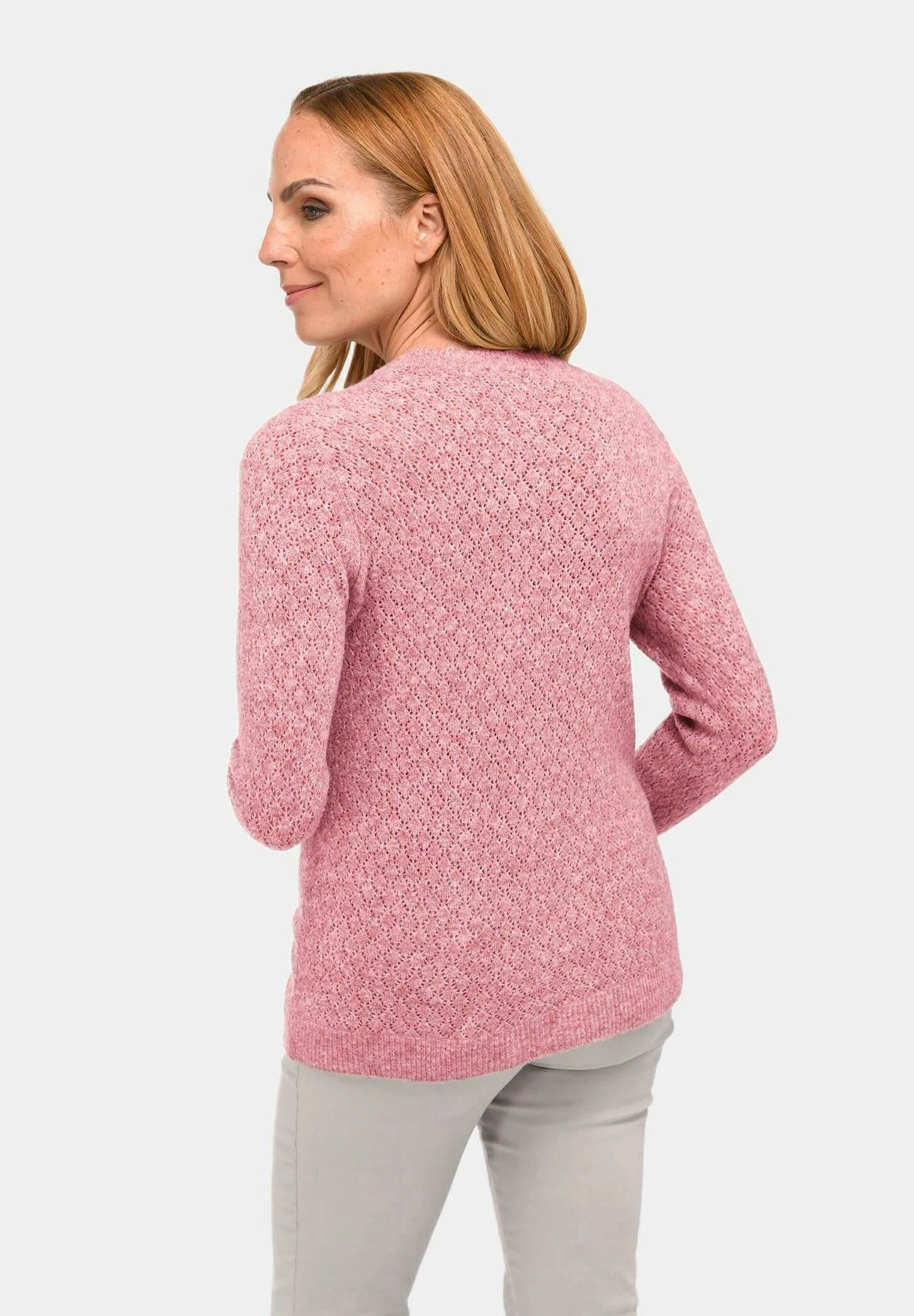 GOLDNER Trui - Rosé / Melange 2 GOLDNER Trui - Rosé / Melange - Afbeelding 2