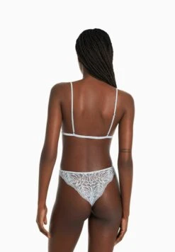 BERSHKA With Gathered Straps - Bikinitop - Dark Blue -ESPRIT Winkel 43b6e84b6d7648588429b688e3d04f5b