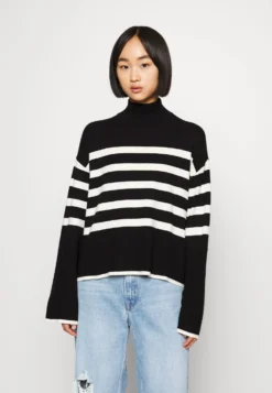 Vero Moda Petite Vmhappiness - Trui - Black/Birch