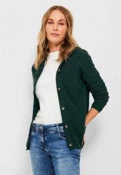 Cecil Mit Strukturmix - Vest - Grün