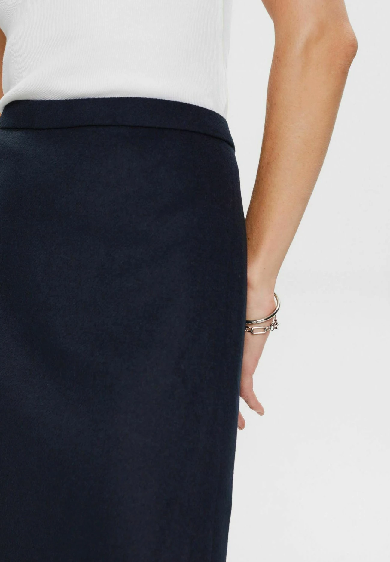 ESPRIT Regular Fit - A-Lijn Rok - Navy 4 ESPRIT Regular Fit - A-Lijn Rok - Navy - Afbeelding 4