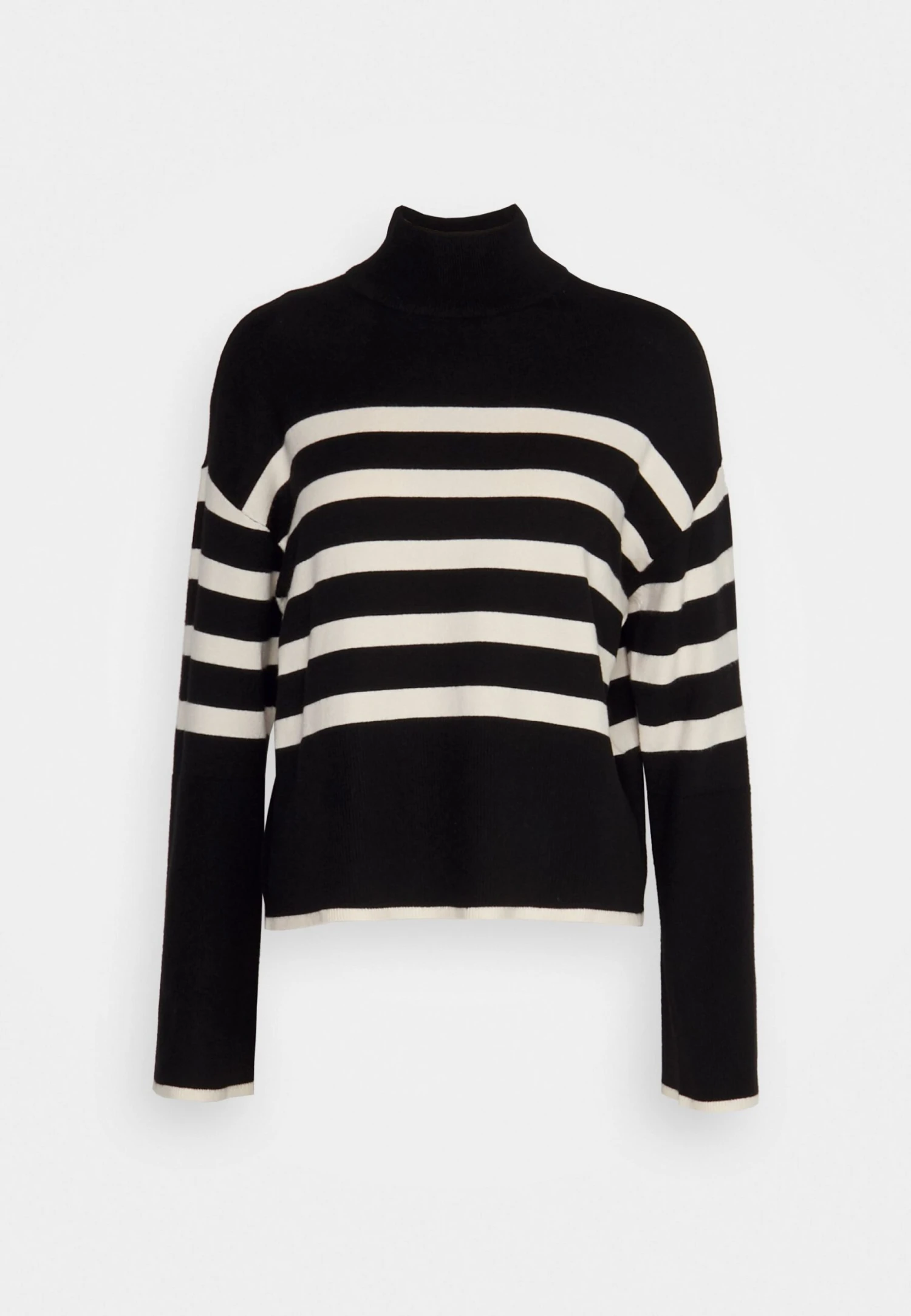 Vero Moda Petite Vmhappiness - Trui - Black/Birch 4 Vero Moda Petite Vmhappiness - Trui - Black/Birch - Afbeelding 4