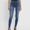 ONLY Onlpaola - Jeans Skinny Fit - Medium Blue Denim