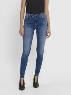 ONLY Onlpaola - Jeans Skinny Fit - Medium Blue Denim