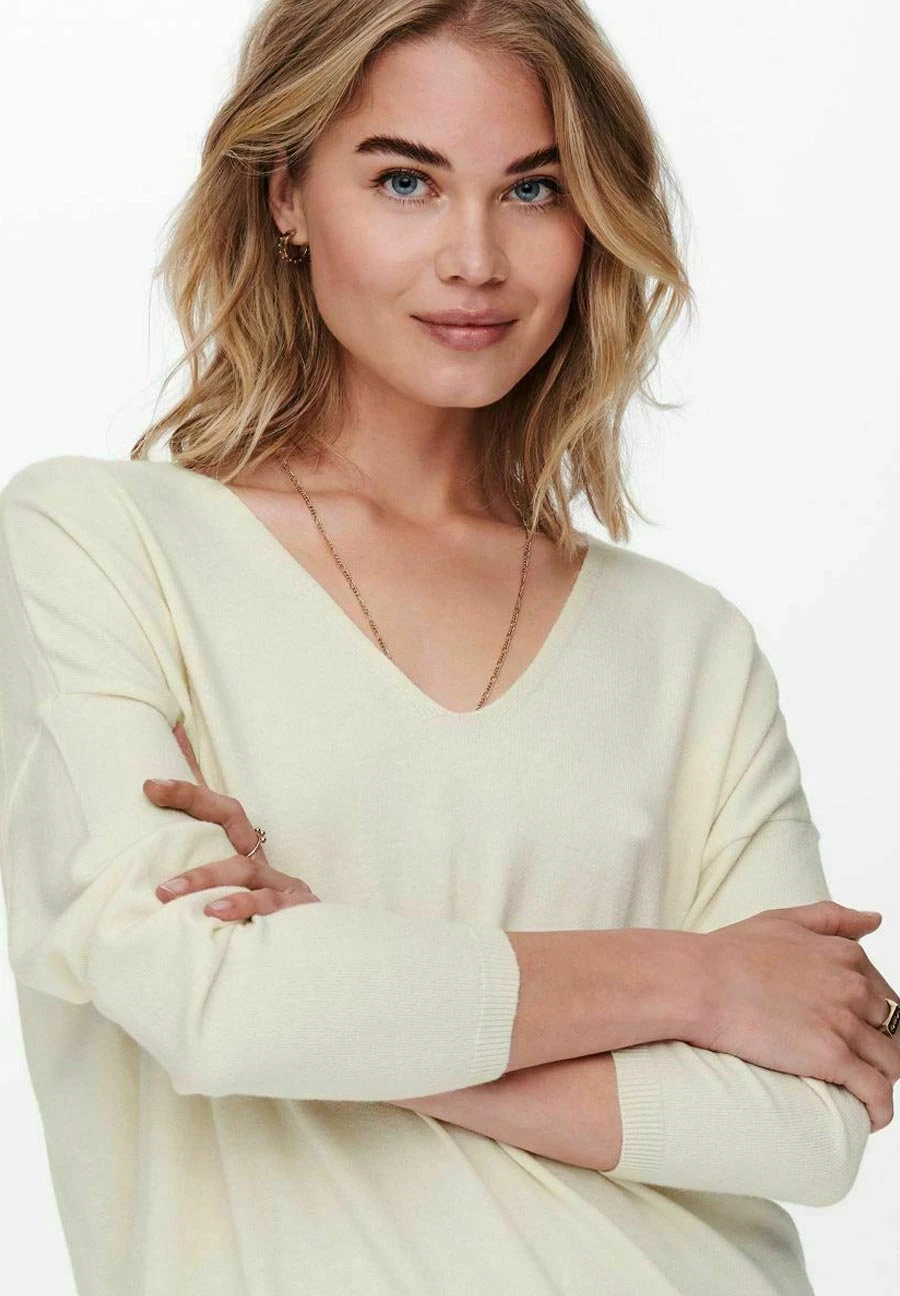 ONLY Loose Fit - Trui - Whitecap Gray 5 ONLY Loose Fit - Trui - Whitecap Gray - Afbeelding 5