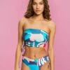 ESPRIT Bandeau Print - Bikinitop - Ink