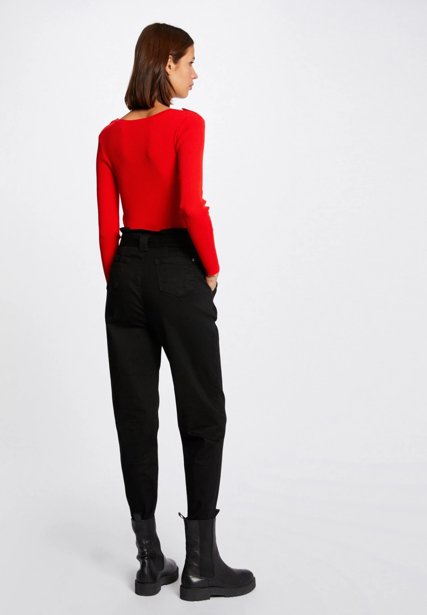 MORGAN Long Sleeve - Trui - Red 2 MORGAN Long Sleeve - Trui - Red - Afbeelding 2