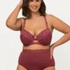 Ulla Popken Beugel Bh - Karmijn