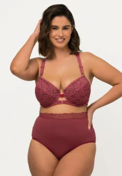 Ulla Popken Beugel Bh - Karmijn
