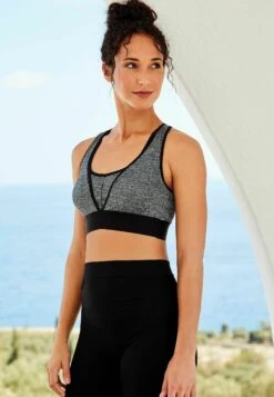 Jojo Maman Bebe Low Impact MaternityNursing Sports Standa - Bustier - Marl Grey