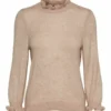 Vero Moda Rüschen - Trui - Beige