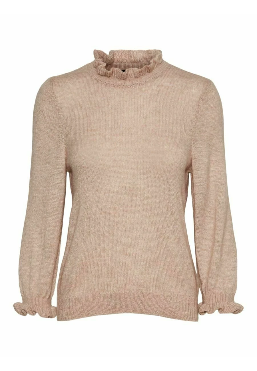 Vero Moda Rüschen - Trui - Beige 1 Vero Moda Rüschen - Trui - Beige