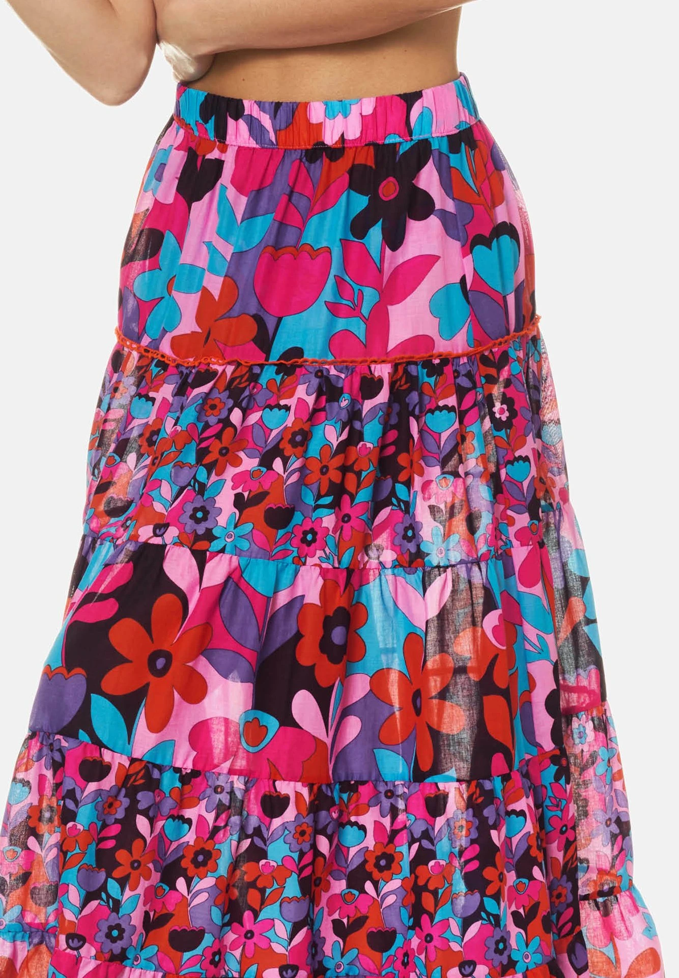 Langer Mit Volants Groovie Ho - Strandaccessoire - Multicolor 3 Langer Mit Volants Groovie Ho - Strandaccessoire - Multicolor - Afbeelding 3