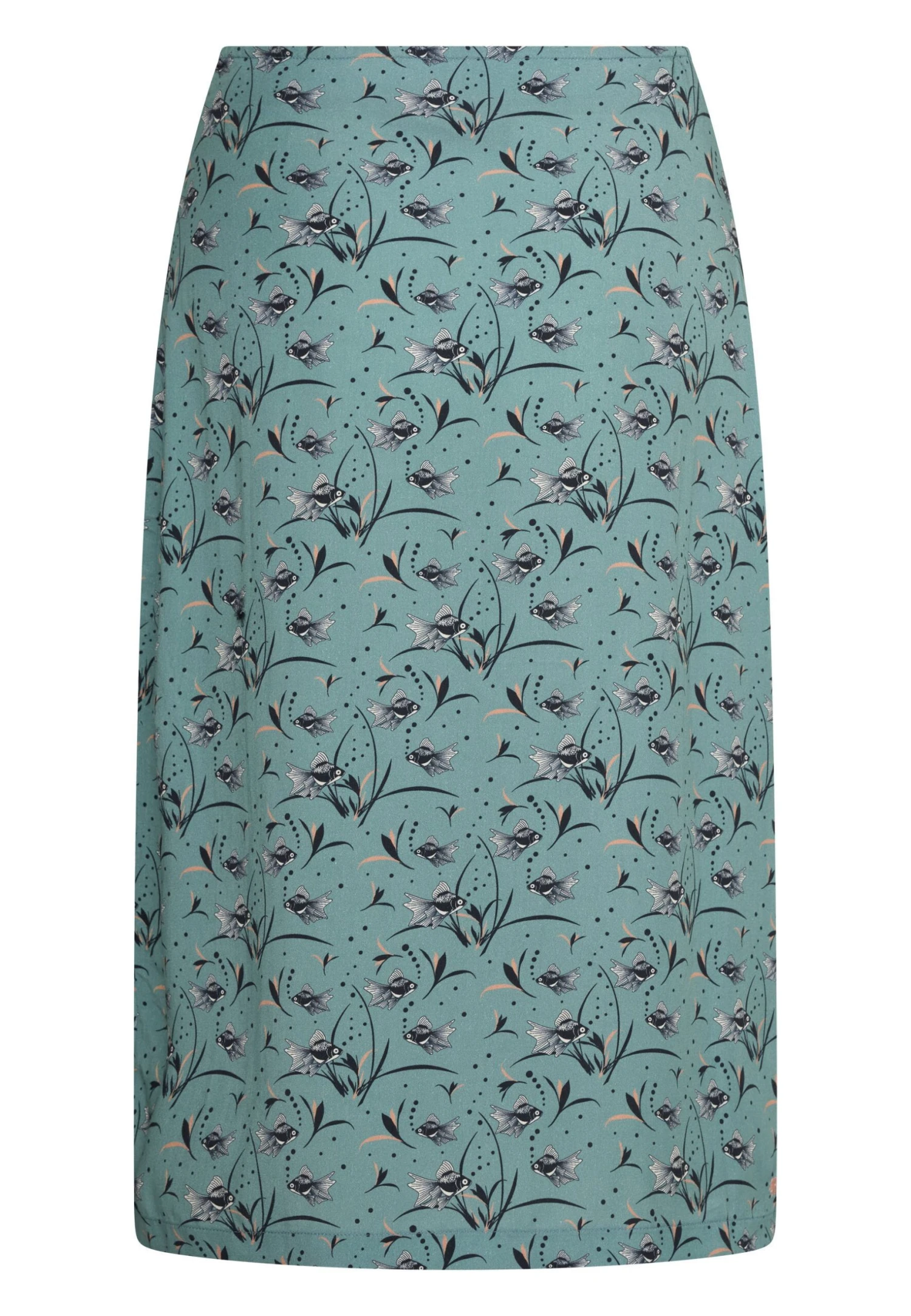 Even If It Is So - With Fish Pattern - A-Lijn Rok - Blue 6 Even If It Is So - With Fish Pattern - A-Lijn Rok - Blue - Afbeelding 6