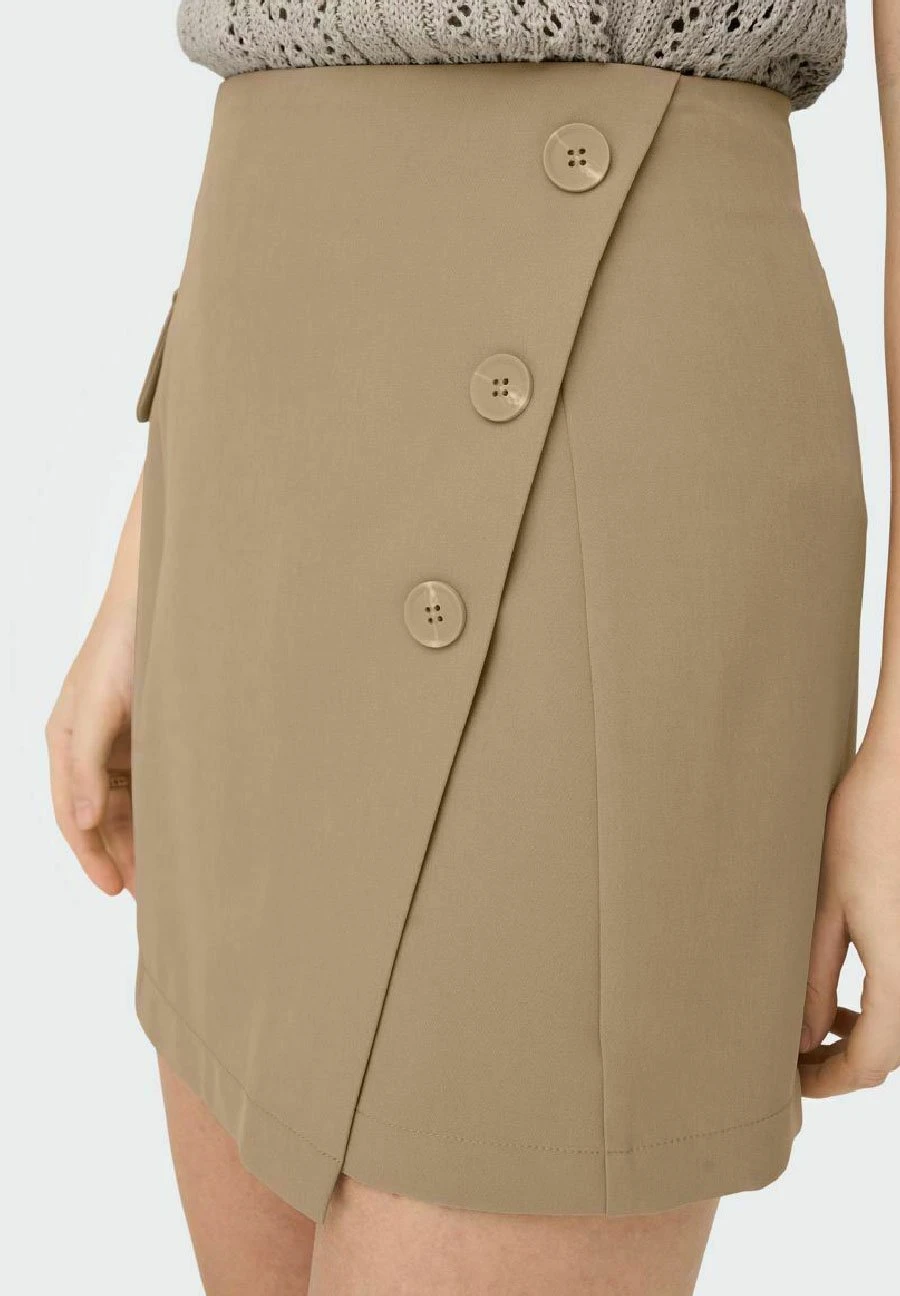 ONLY Onlberry- Minirok - Beige Mottled Beige 4 ONLY Onlberry- Minirok - Beige Mottled Beige - Afbeelding 4