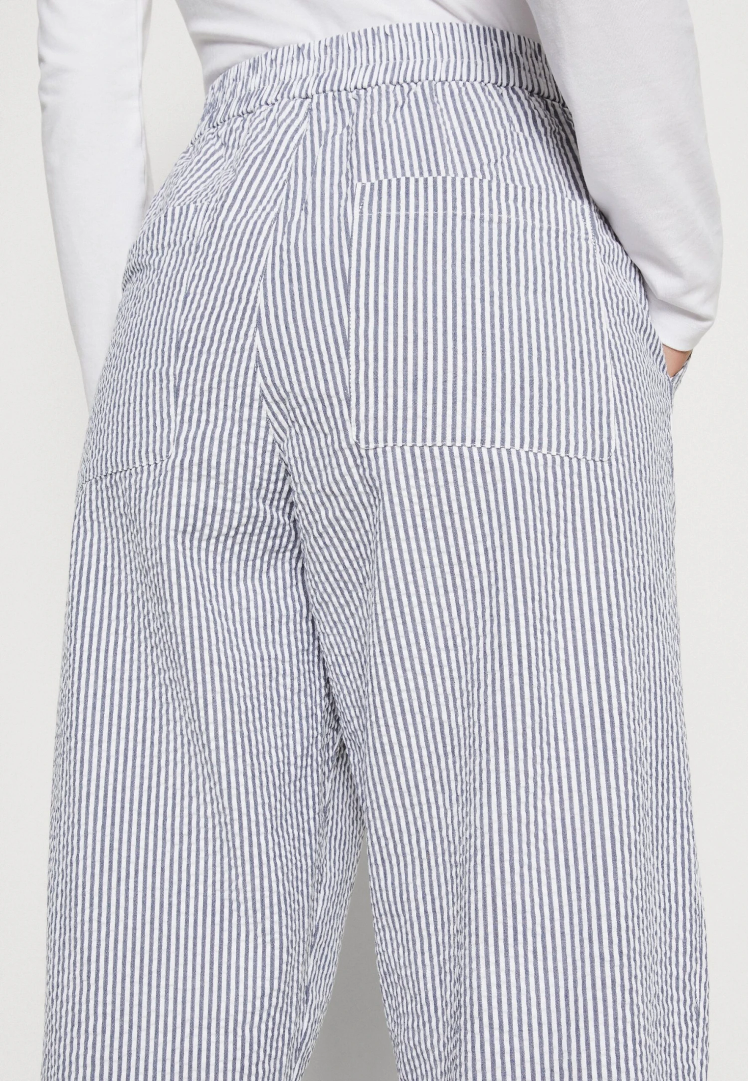 ESPRIT Seersucker - Trainingsbroek - Navy 5 ESPRIT Seersucker - Trainingsbroek - Navy - Afbeelding 5