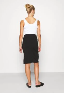 Even&Odd Basic - Midi Skirt With Slit - Kokerrok - Black -ESPRIT Winkel 64675dc213ca4c638a2d33ec720c7cb5