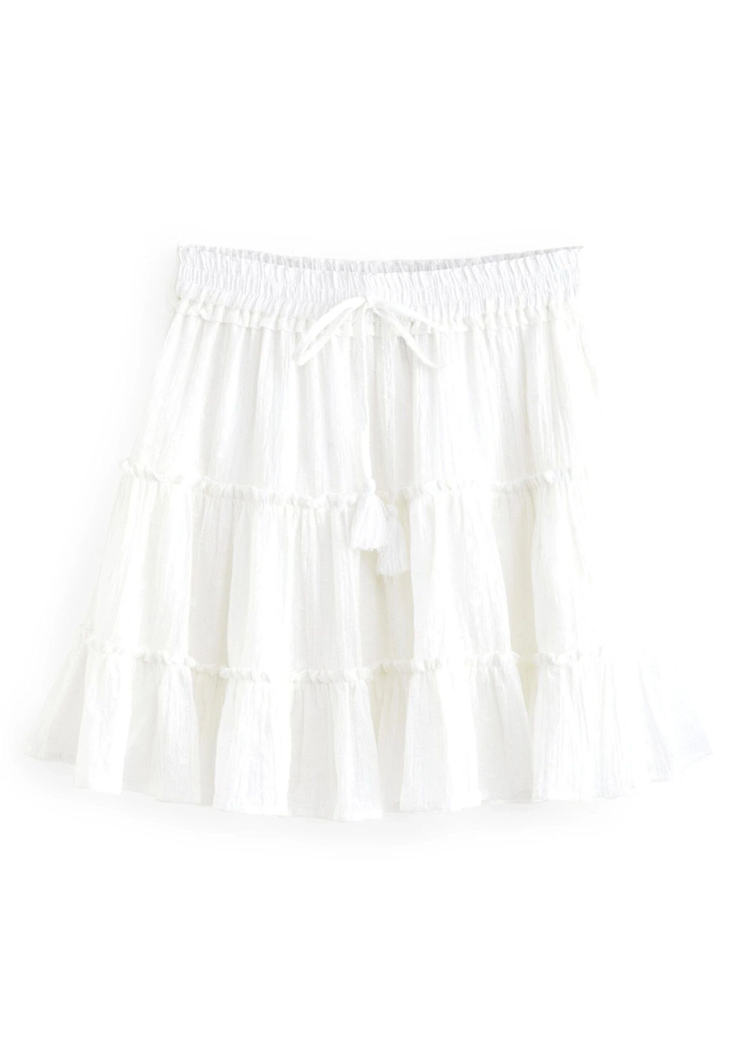 Next Standard - A-Lijn Rok - White Texture 4 Next Standard - A-Lijn Rok - White Texture - Afbeelding 4